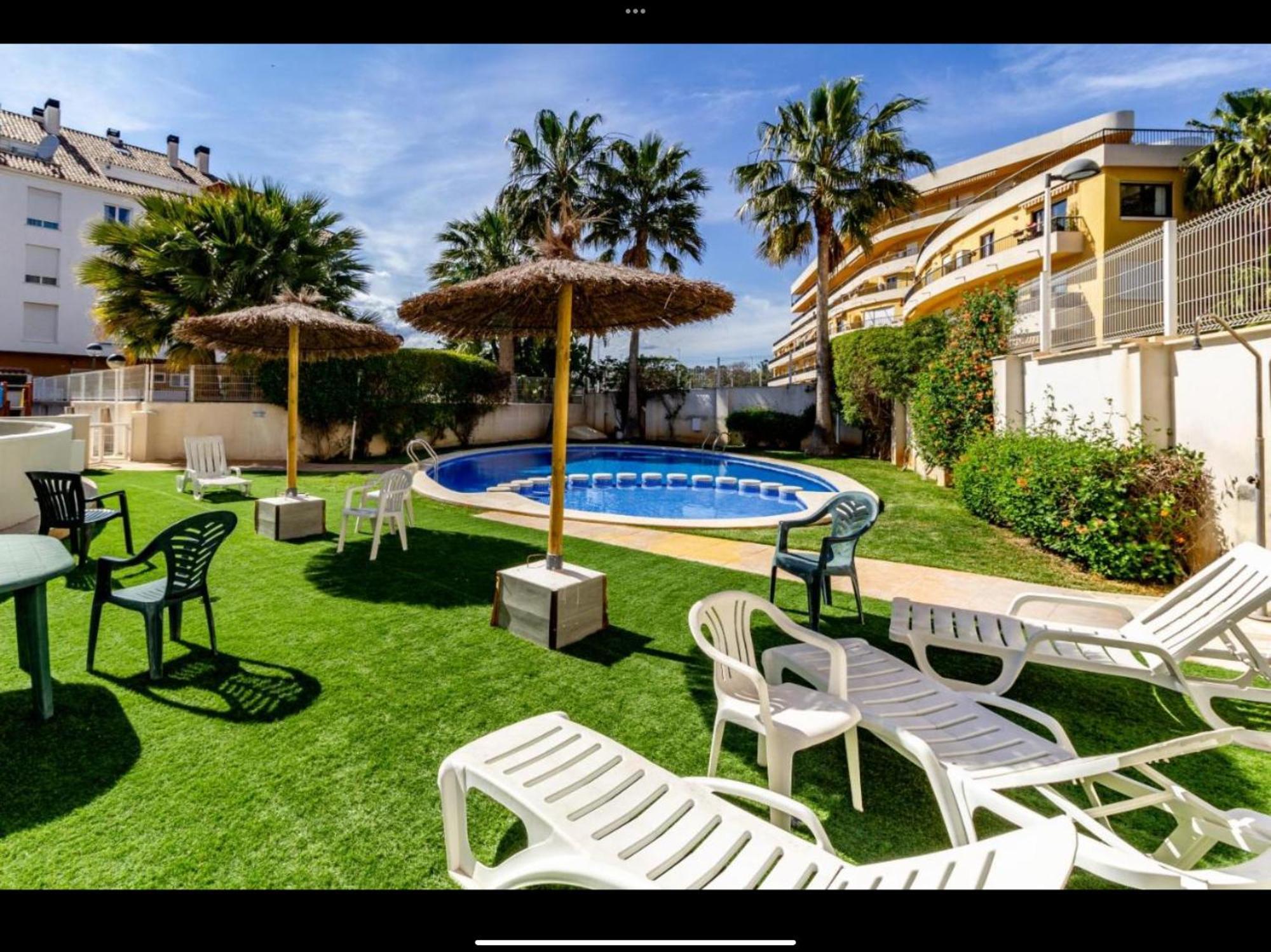 Stadscentrum Moraira Appartement El Sol De Moraira Met Zwembad Buitenkant foto