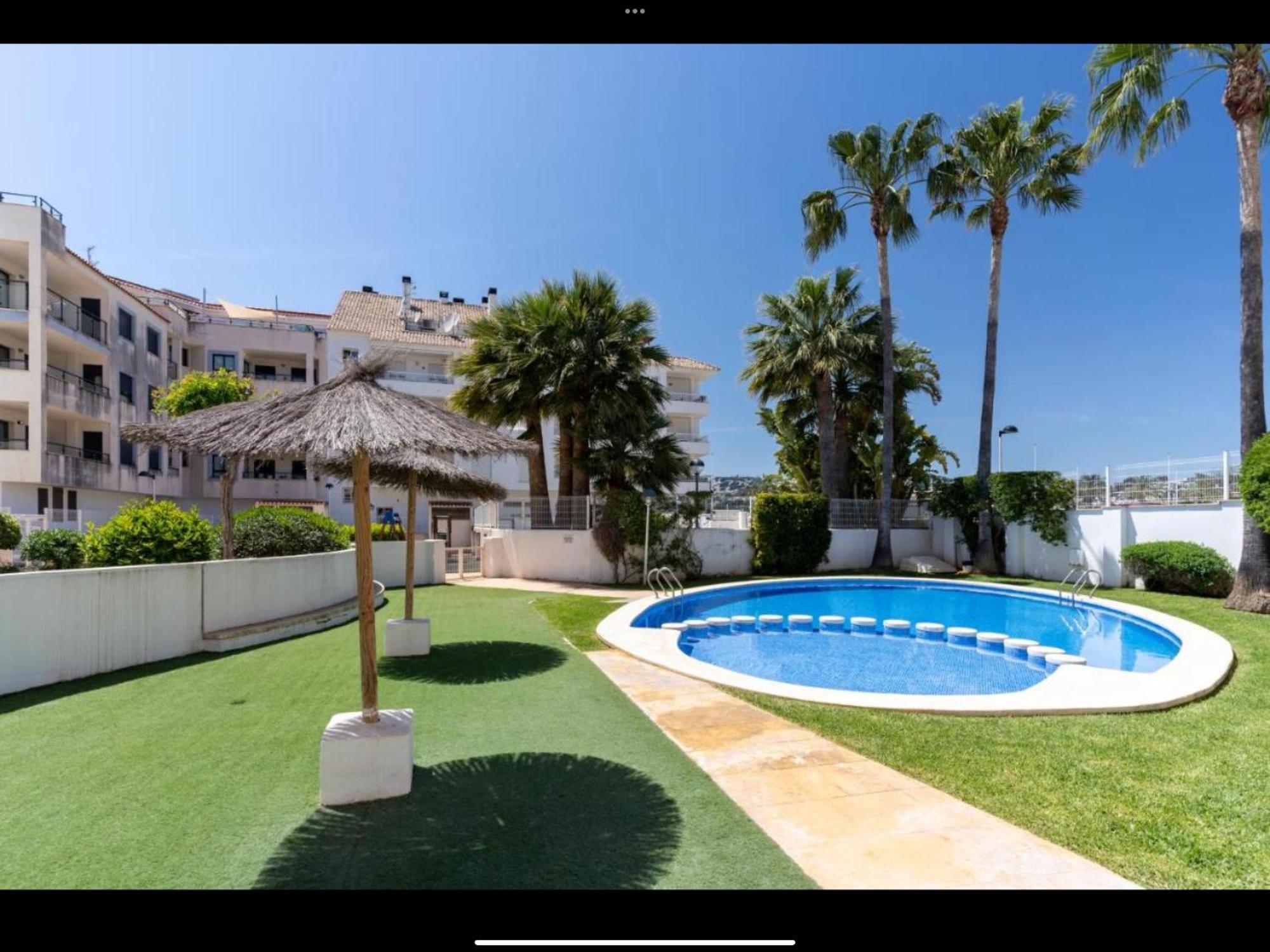 Stadscentrum Moraira Appartement El Sol De Moraira Met Zwembad Buitenkant foto