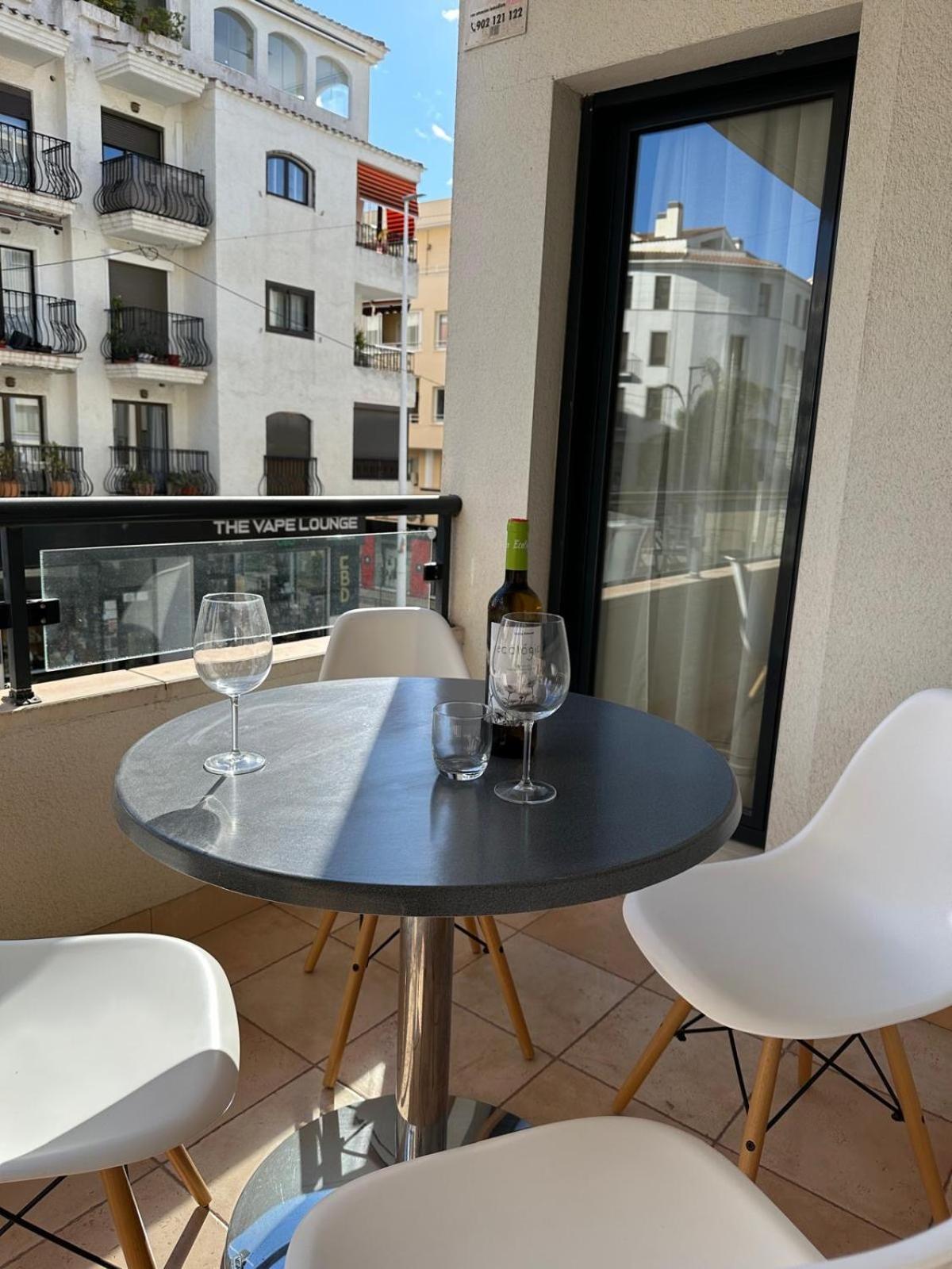 Stadscentrum Moraira Appartement El Sol De Moraira Met Zwembad Buitenkant foto